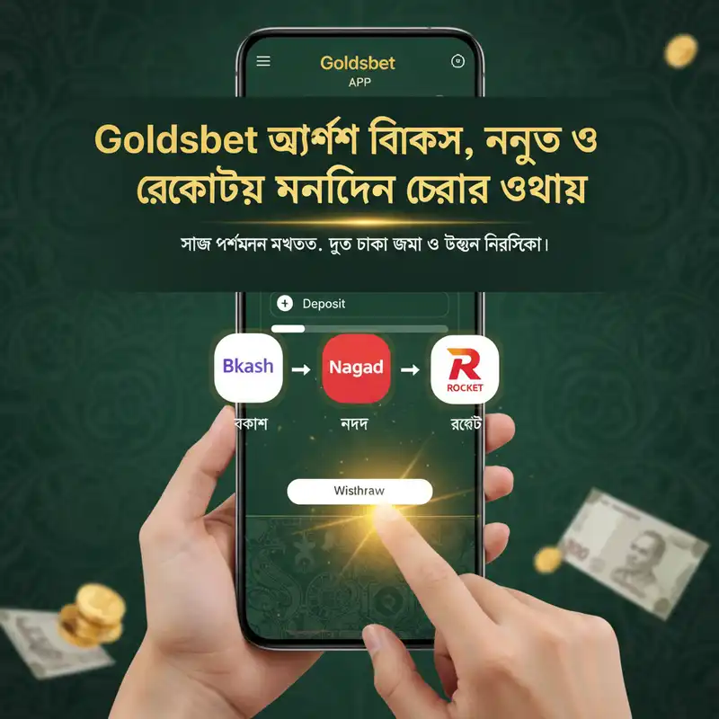 Goldsbet APK Payment Methods Bkash Nagad Rocket